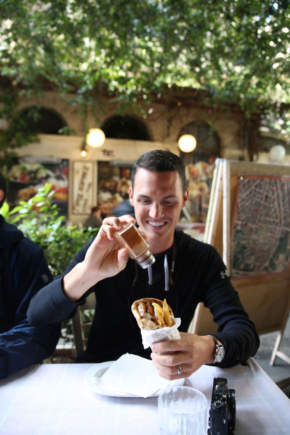 Athens food tour: Ready for the first bite of gyros!