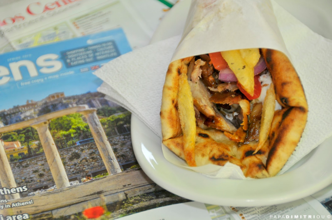 Athens Food Tour: Spoil yourself with a Greek pita gyros