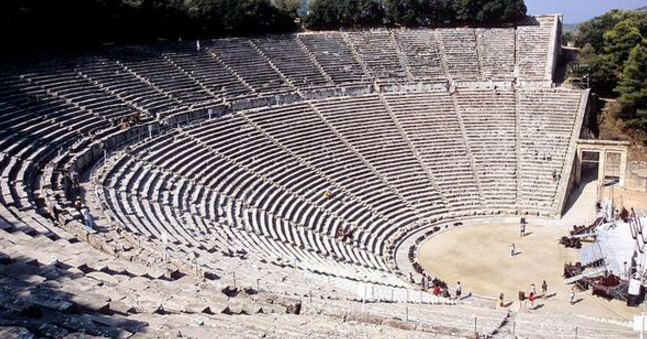 Attend a theater performance in Greece