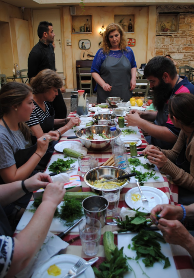 Take a cooking class in Athens